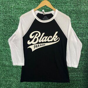 My Chemical Romance Long Live The Black Parade Rock Band Baseball Tee Size Small